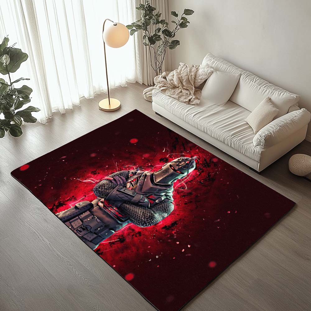 Black Knight Fortnite Skin Rug