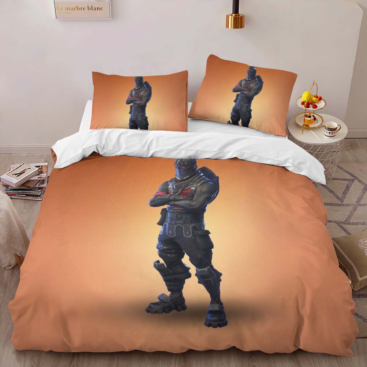 Black Knight Fortnite Skin 3 Duvet Cover 2