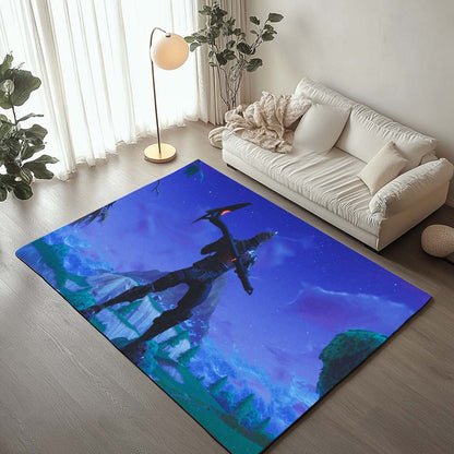 Black Knight Fortnite Skin 4 Rug
