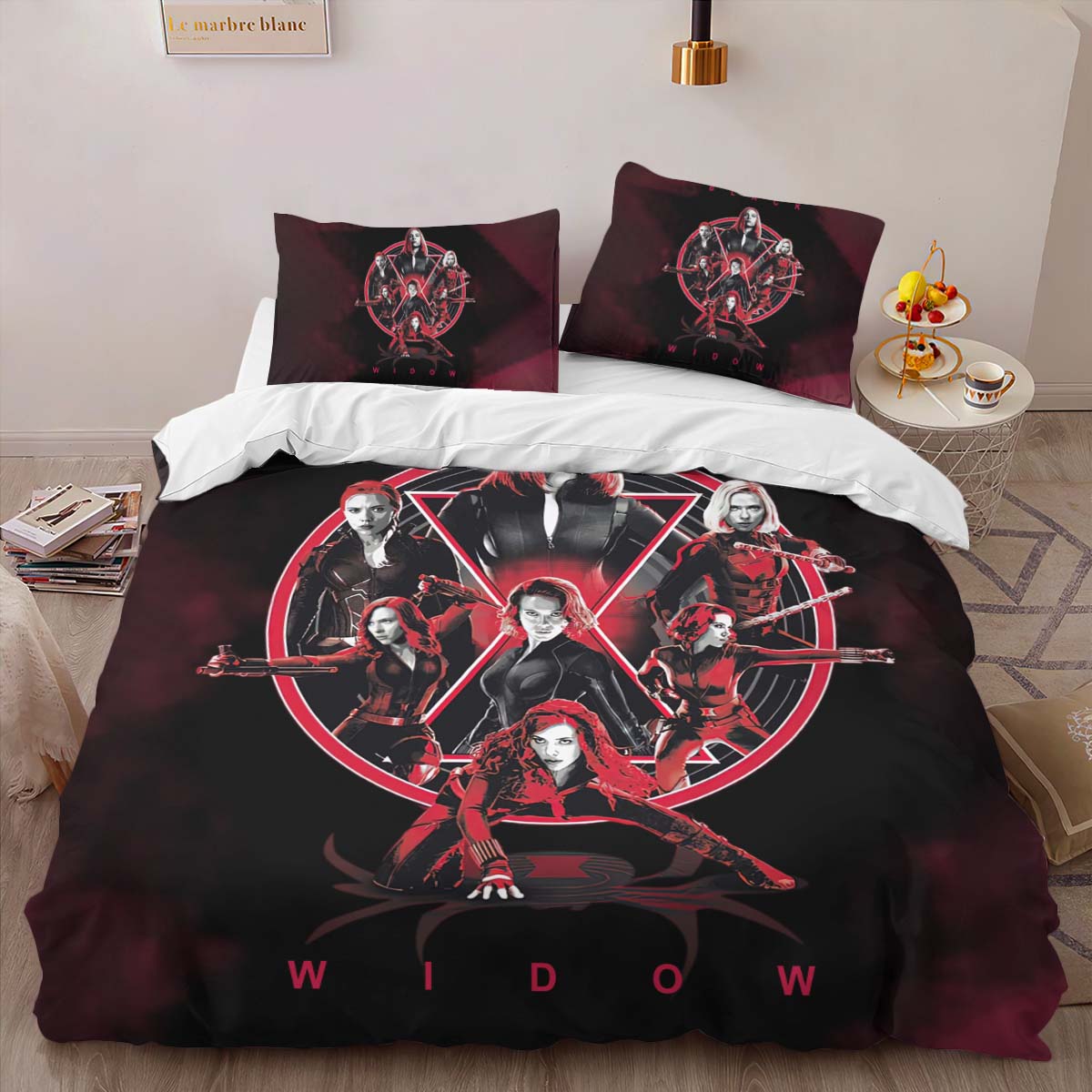 Black Widow Marvel Duvet Cover 2