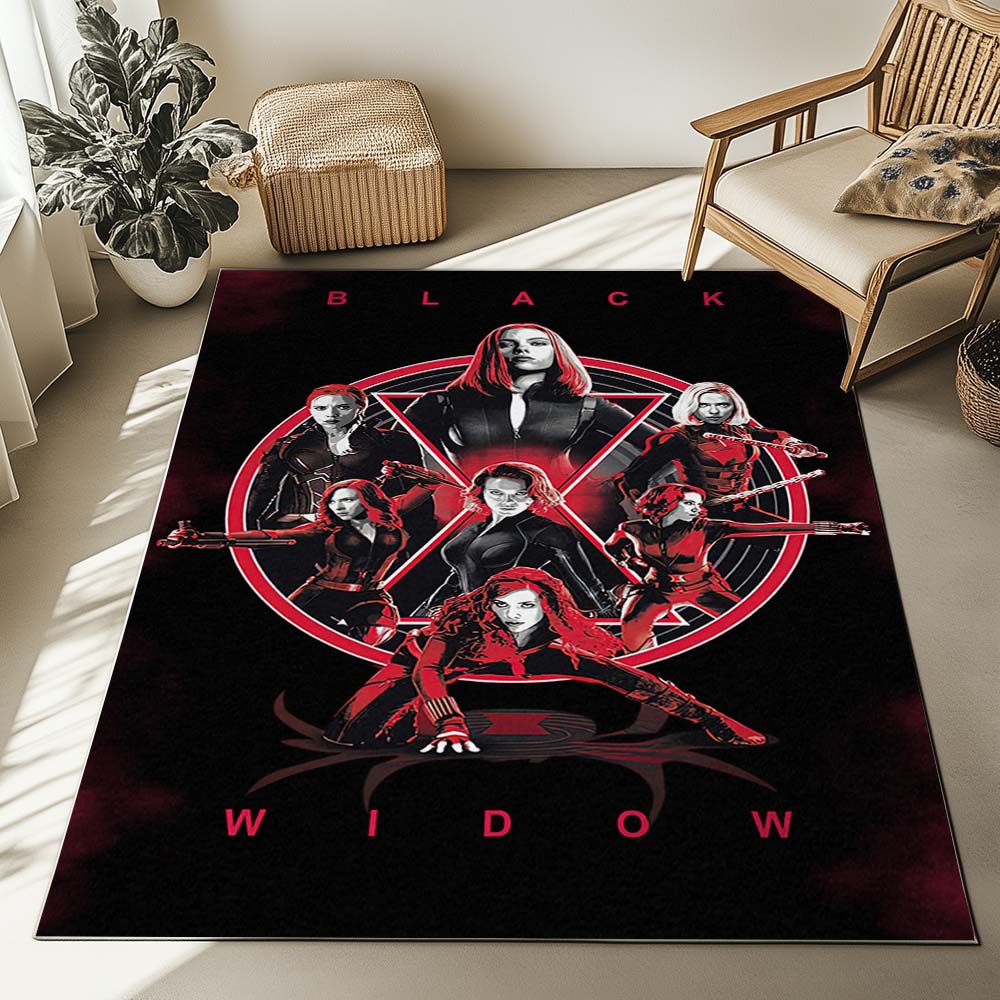 Black Widow Marvel Rug 2