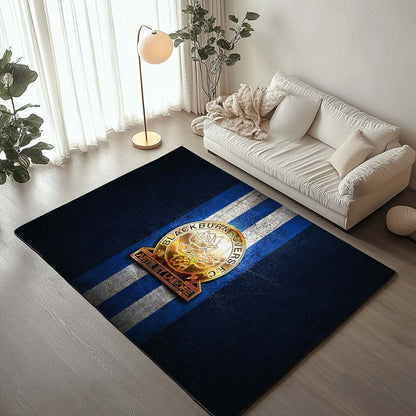 Blackburn Rovers FC EFL Championship Blue Metal Rug