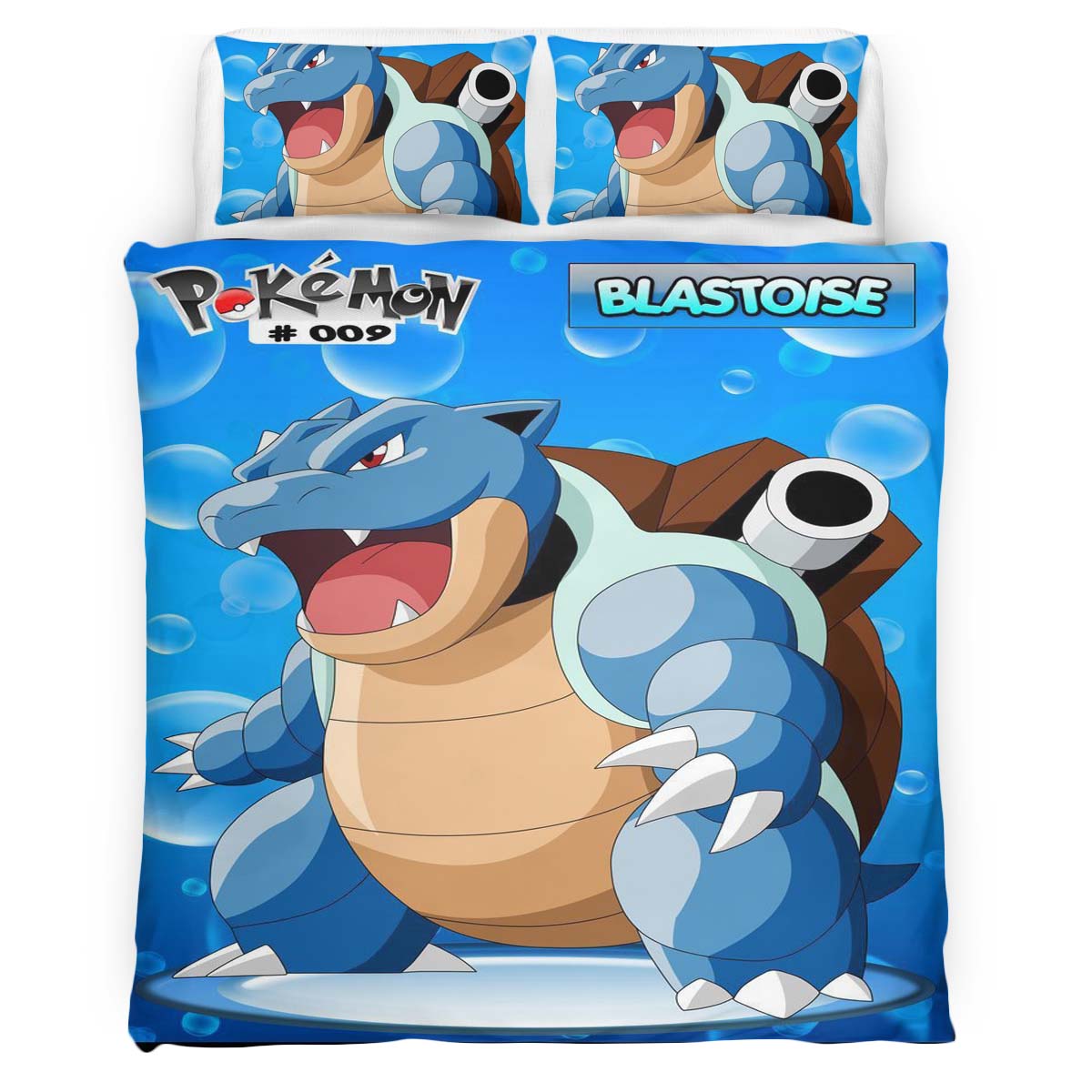 Blastoise Pokemon 2 Duvet Cover