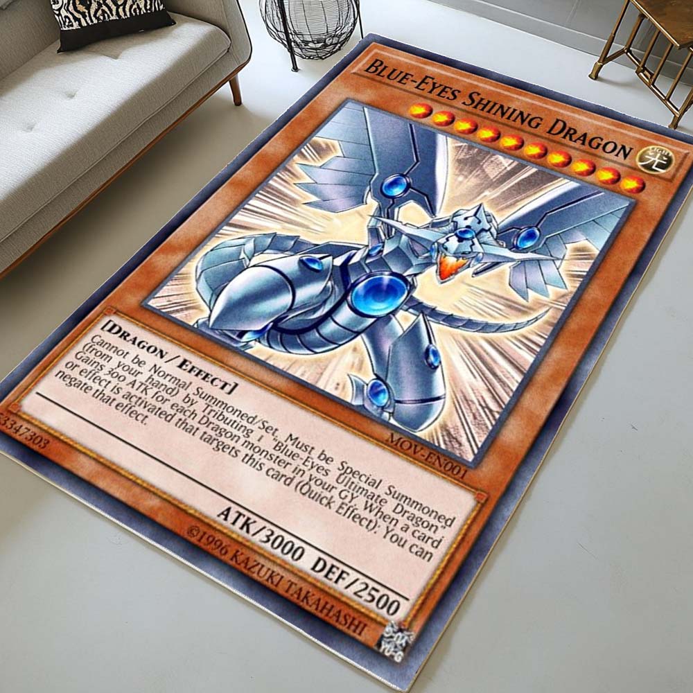 Blue Eyes Shining Dragon Retro Pack Rug