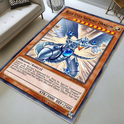 Blue Eyes Shining Dragon Retro Pack Rug