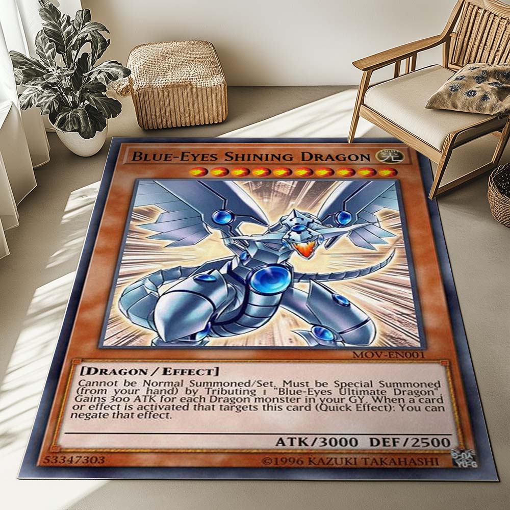 Blue Eyes Shining Dragon Retro Pack Rug 2