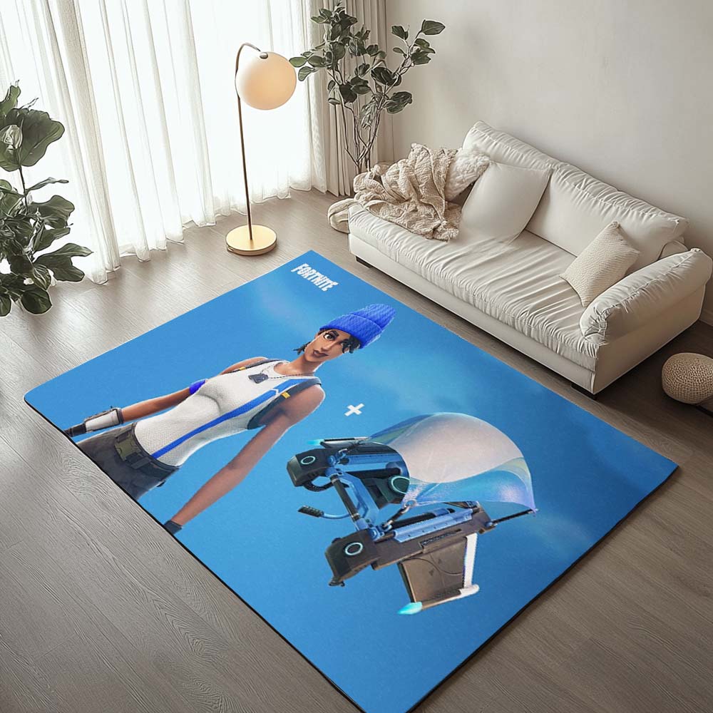 Blue Team Leader Skin Fortnite Rug