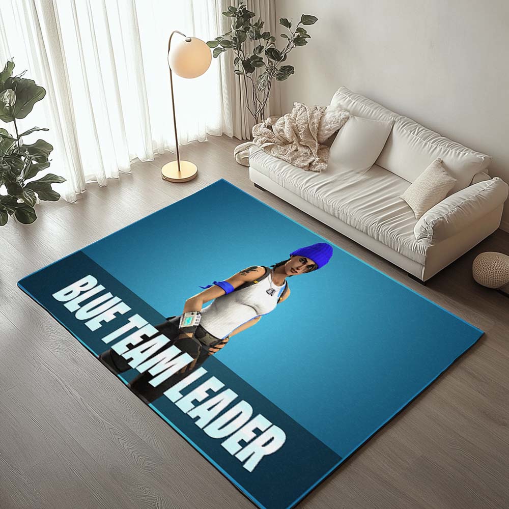 Blue Team Leader Skin Fortnite 2 Rug