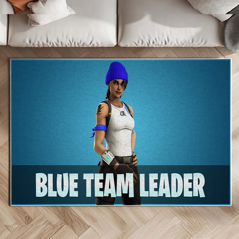 Blue Team Leader Skin Fortnite 2 Rug 2