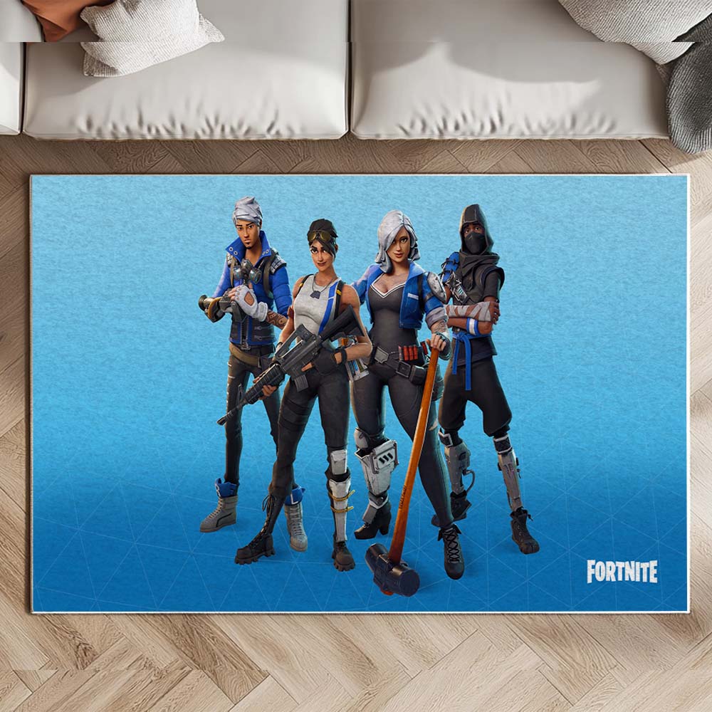 Blue Team Leader Skin Fortnite 4 Rug 2