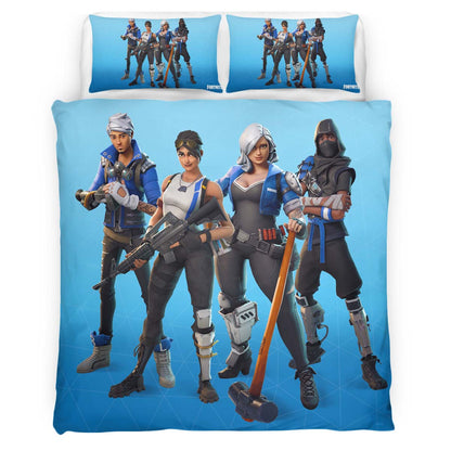 Blue Team Leader Skin Fortnite 4 Duvet Cover
