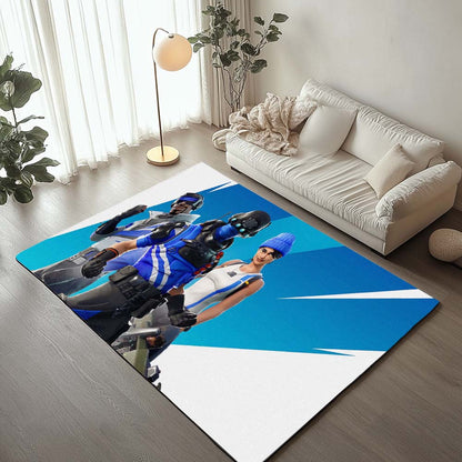 Blue Team Leader Skin Fortnite 5 Rug