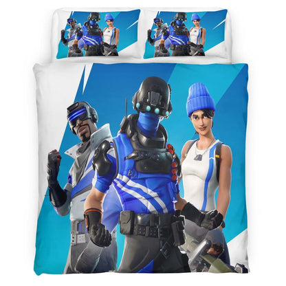 Blue Team Leader Skin Fortnite 5 Duvet Cover