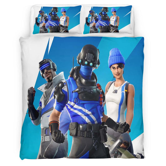Blue Team Leader Skin Fortnite 5 Duvet Cover