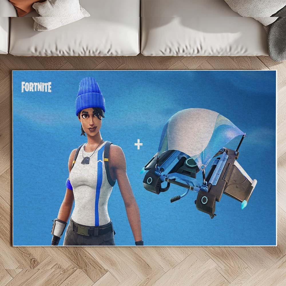 Blue Team Leader Skin Fortnite Rug 2