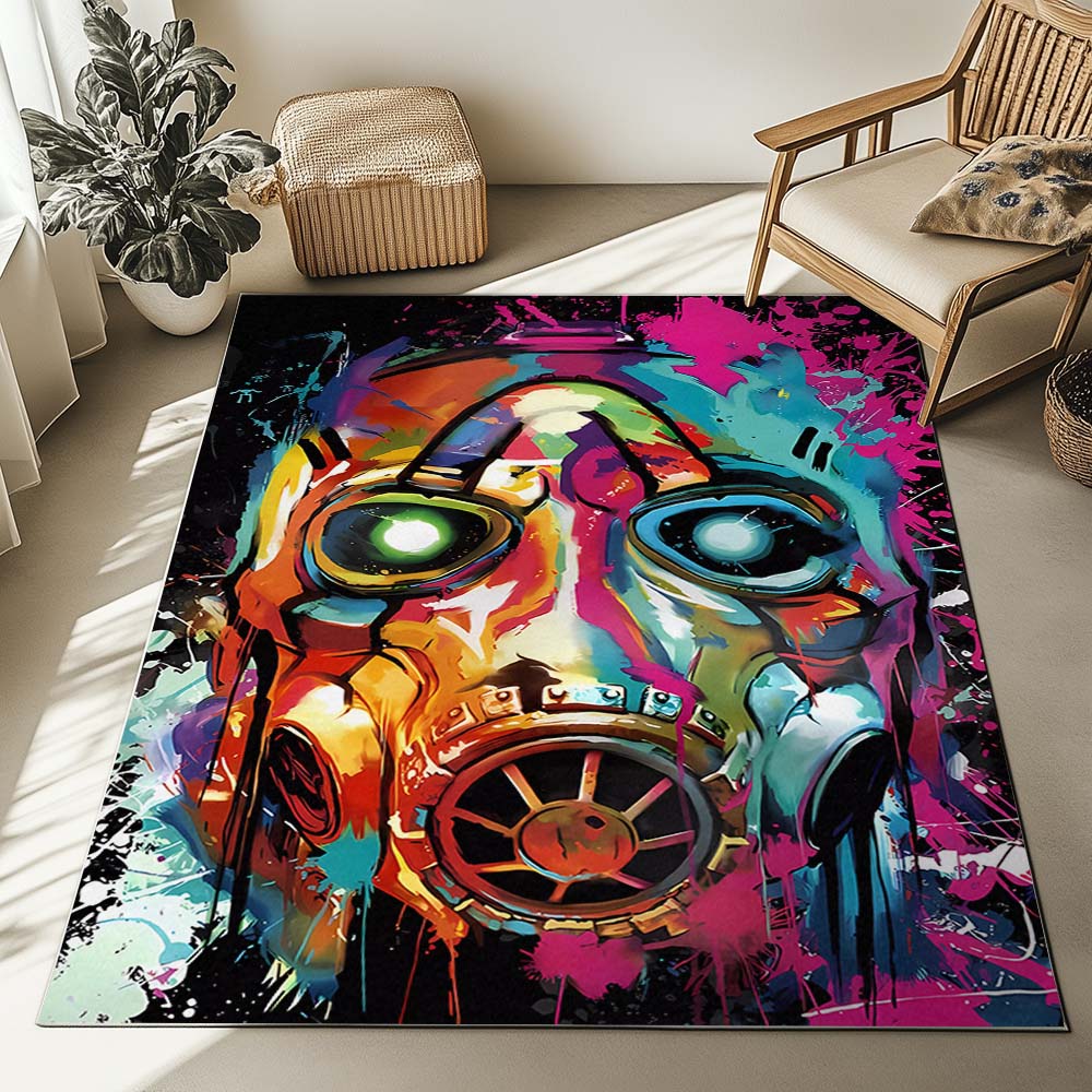 Borderlands Graffiti Games Rug