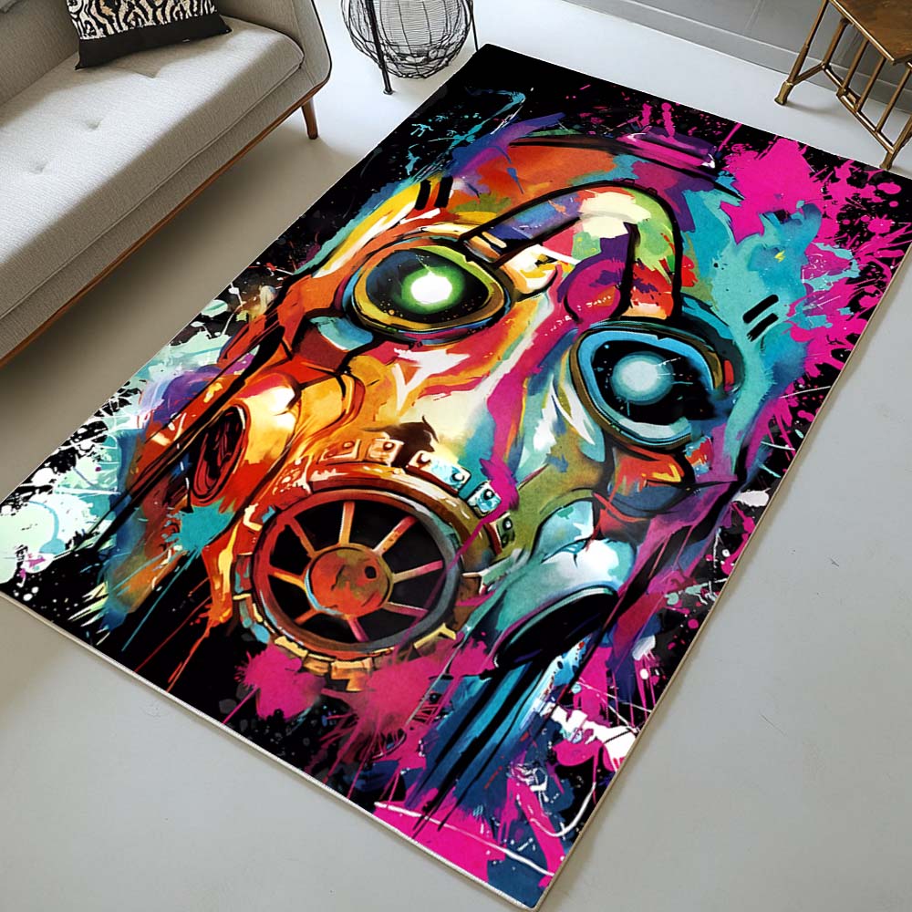 Borderlands Graffiti Games Rug 2
