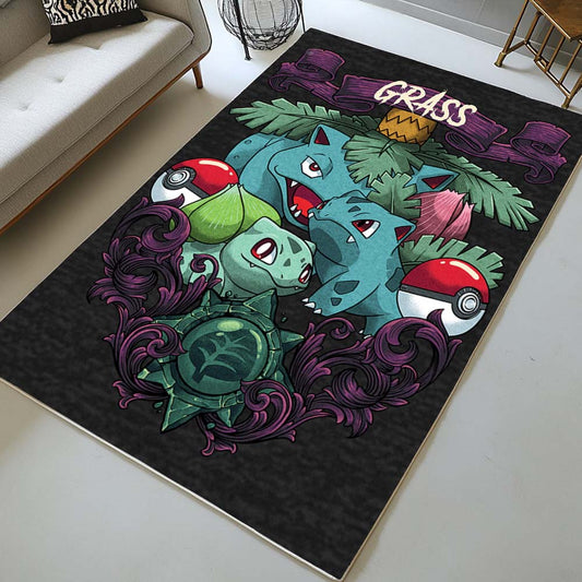 Bulbasaur Grass Pokemon Rug