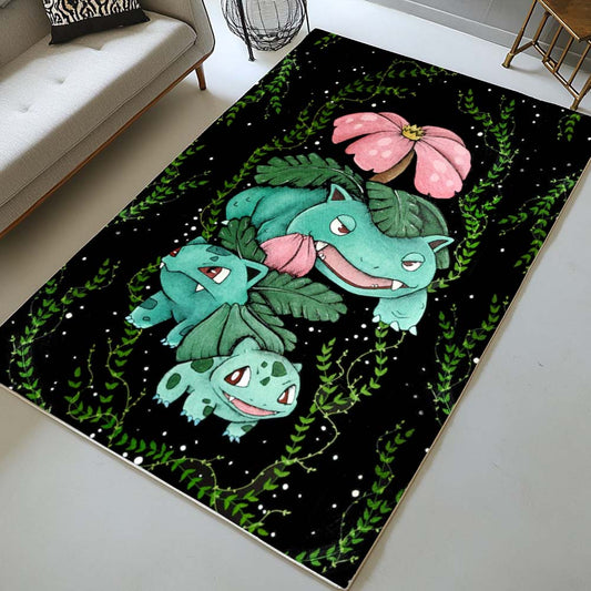 Bulbasaur Grass Pokemon 3 Rug