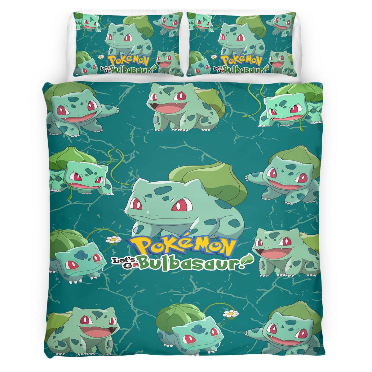 Bulbasaur Pokemon 2 Duvet Cover