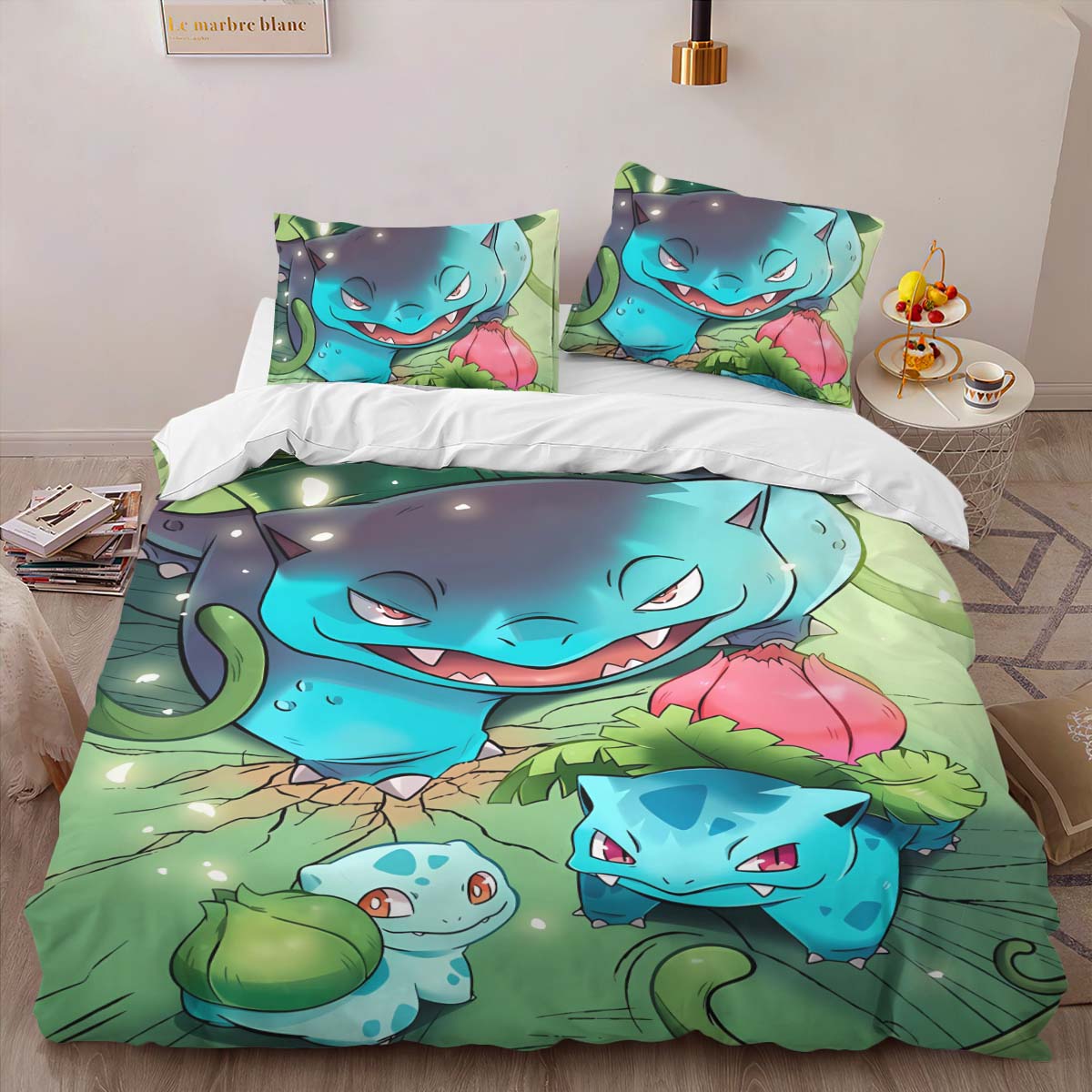 Bulbasaur Pokemon 3 Duvet Cover 2