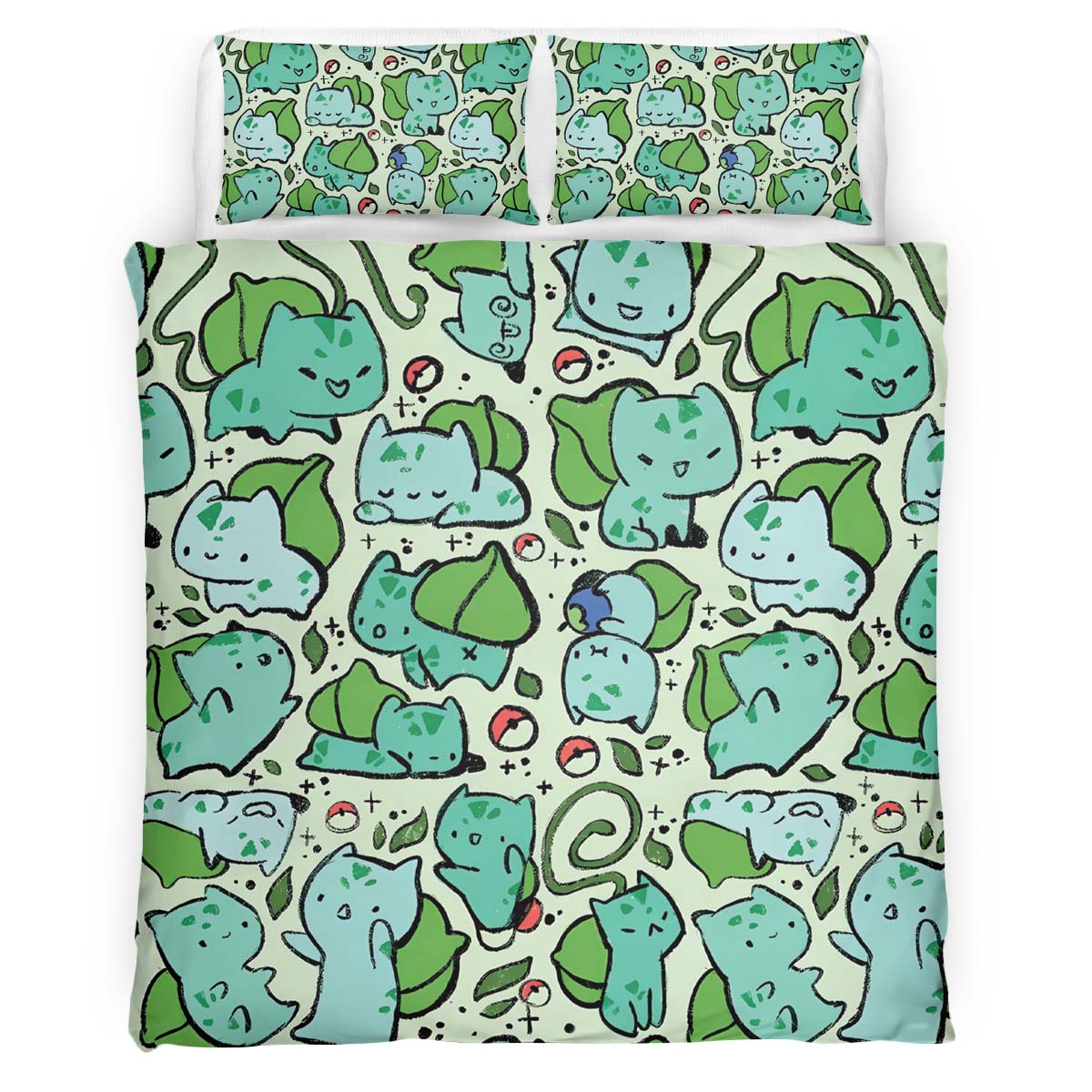 Bulbasaur Pokemon Duvet Cover
