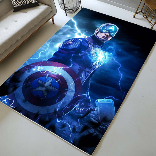 Captain America Hammer Rug