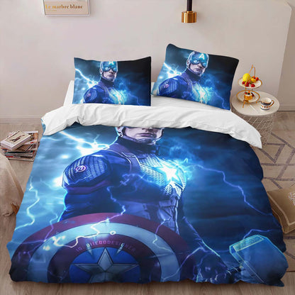 Captain America Hammer Duvet Cover 2