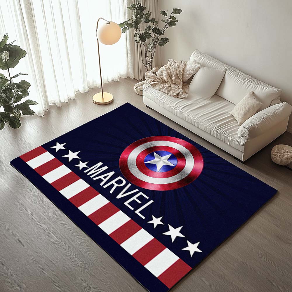 Captain America Shield Rug