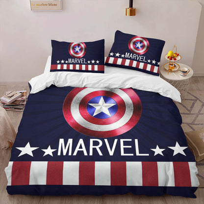 Captain America Shield Duvet Cover 2