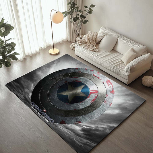 Captain America Shield 2 Rug