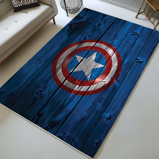 Captain America Shield 3 Rug