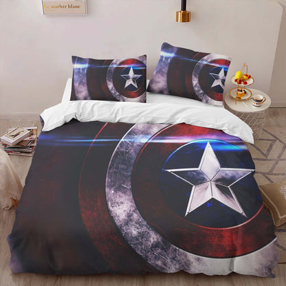 Captain America Shield 4 Duvet Cover 2