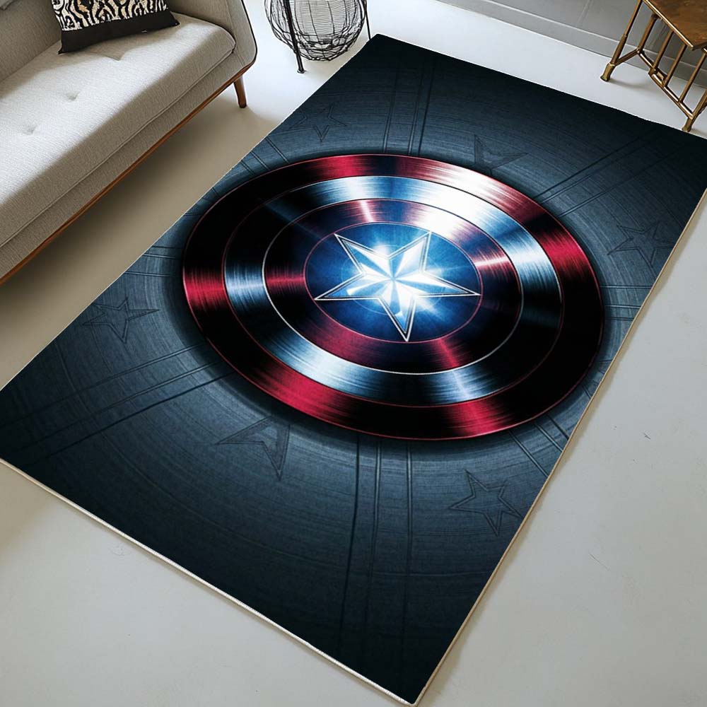 Captain America Shield 5 Rug