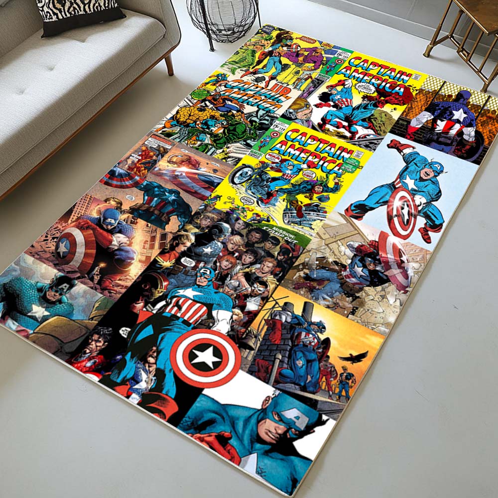 Captain America Super Heroes Rug