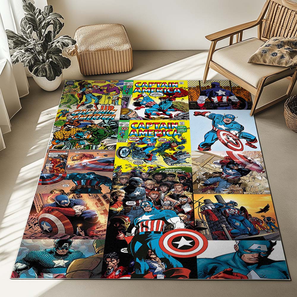Captain America Super Heroes Rug 2
