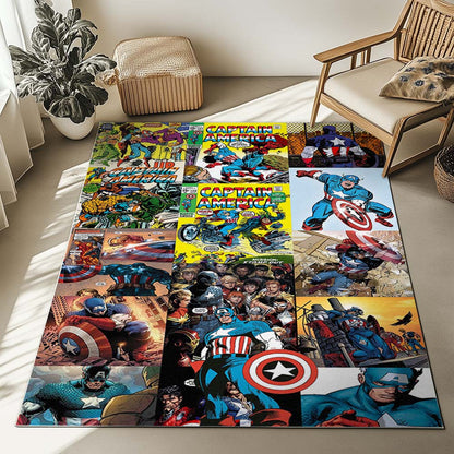 Captain America Super Heroes Rug 2