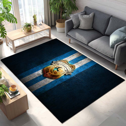 Cardiff City FC EFL Championship Blue Metal Rug 2