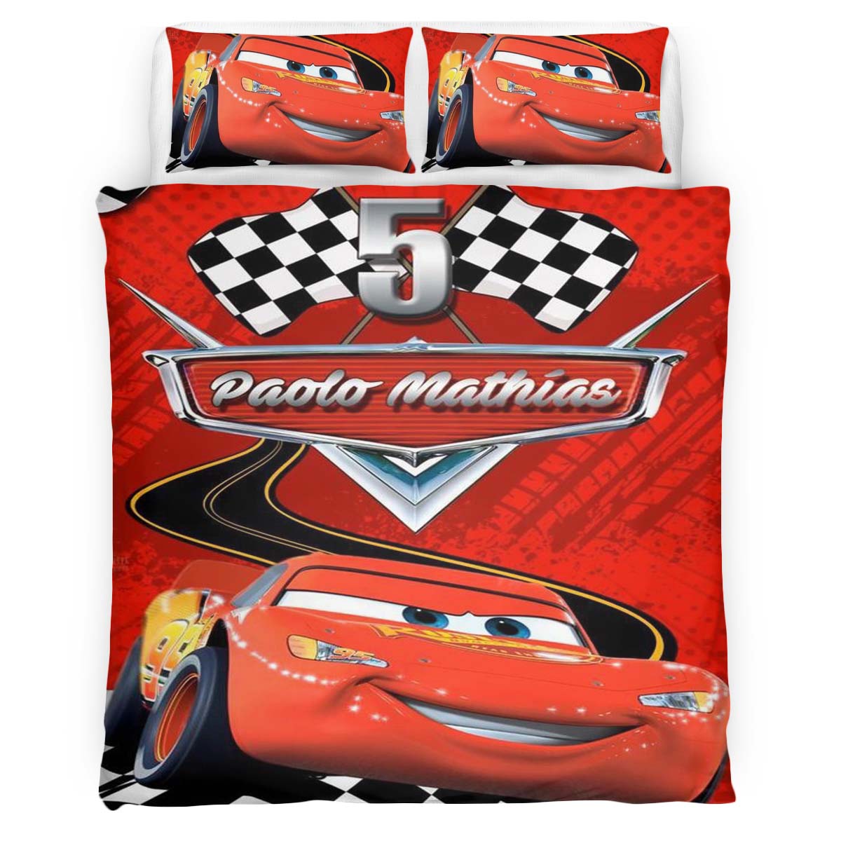 Cars 95 Lightning McQueen 12 Duvet Cover
