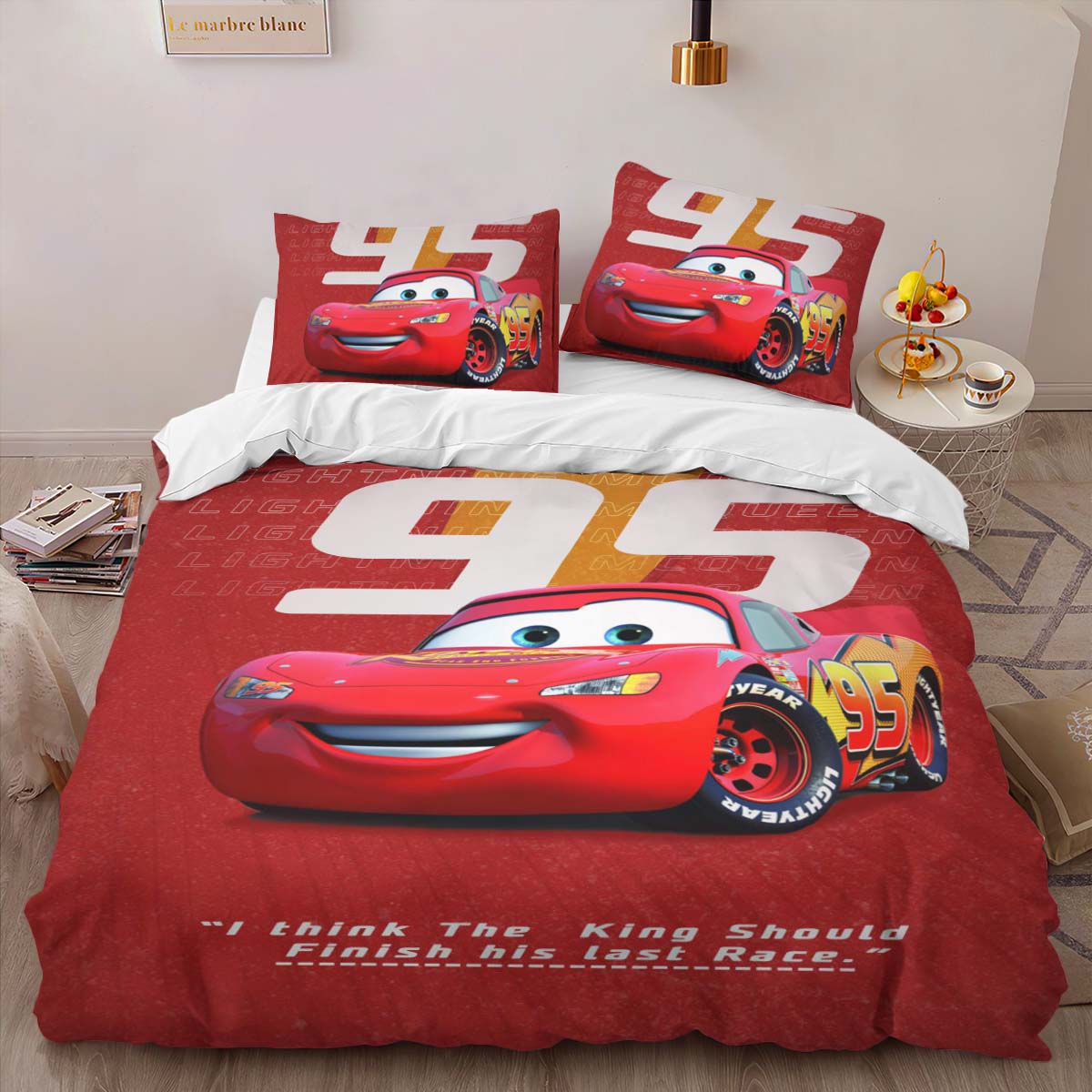 Cars 95 Lightning McQueen 6 Duvet Cover 2
