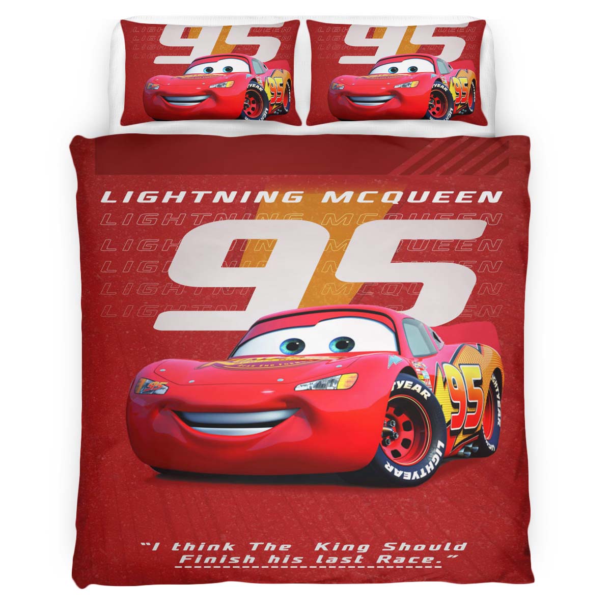Cars 95 Lightning McQueen 6 Duvet Cover