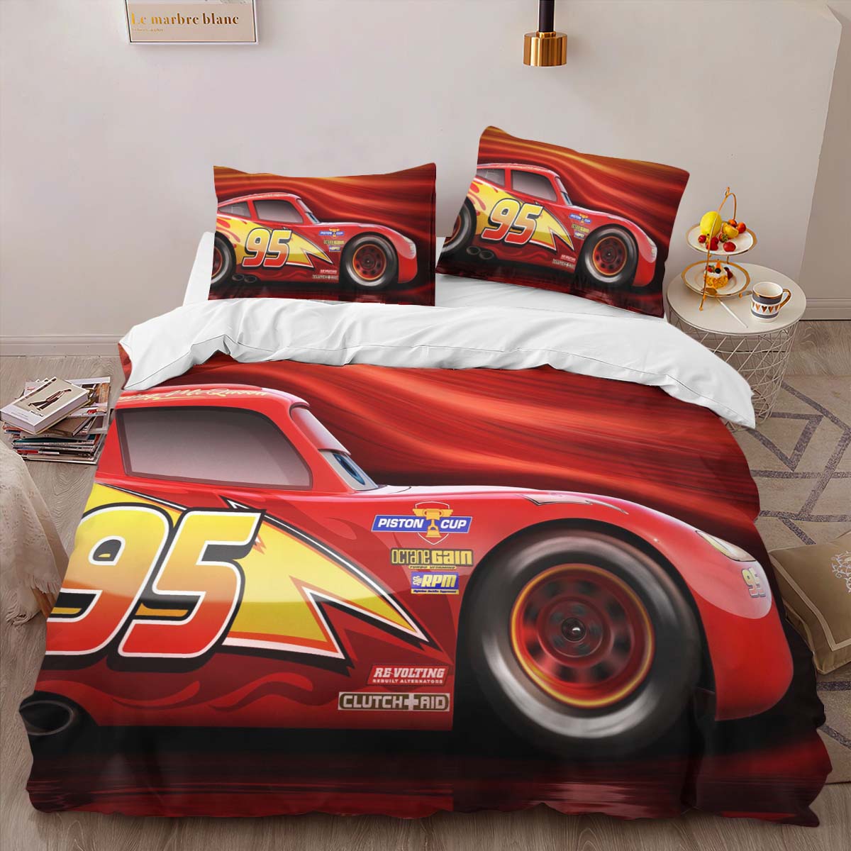 Cars 95 Lightning McQueen 7 Duvet Cover 2