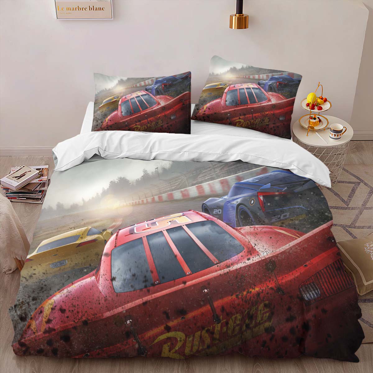 Cars 95 Lightning McQueen Racing 2 Duvet Cover 2