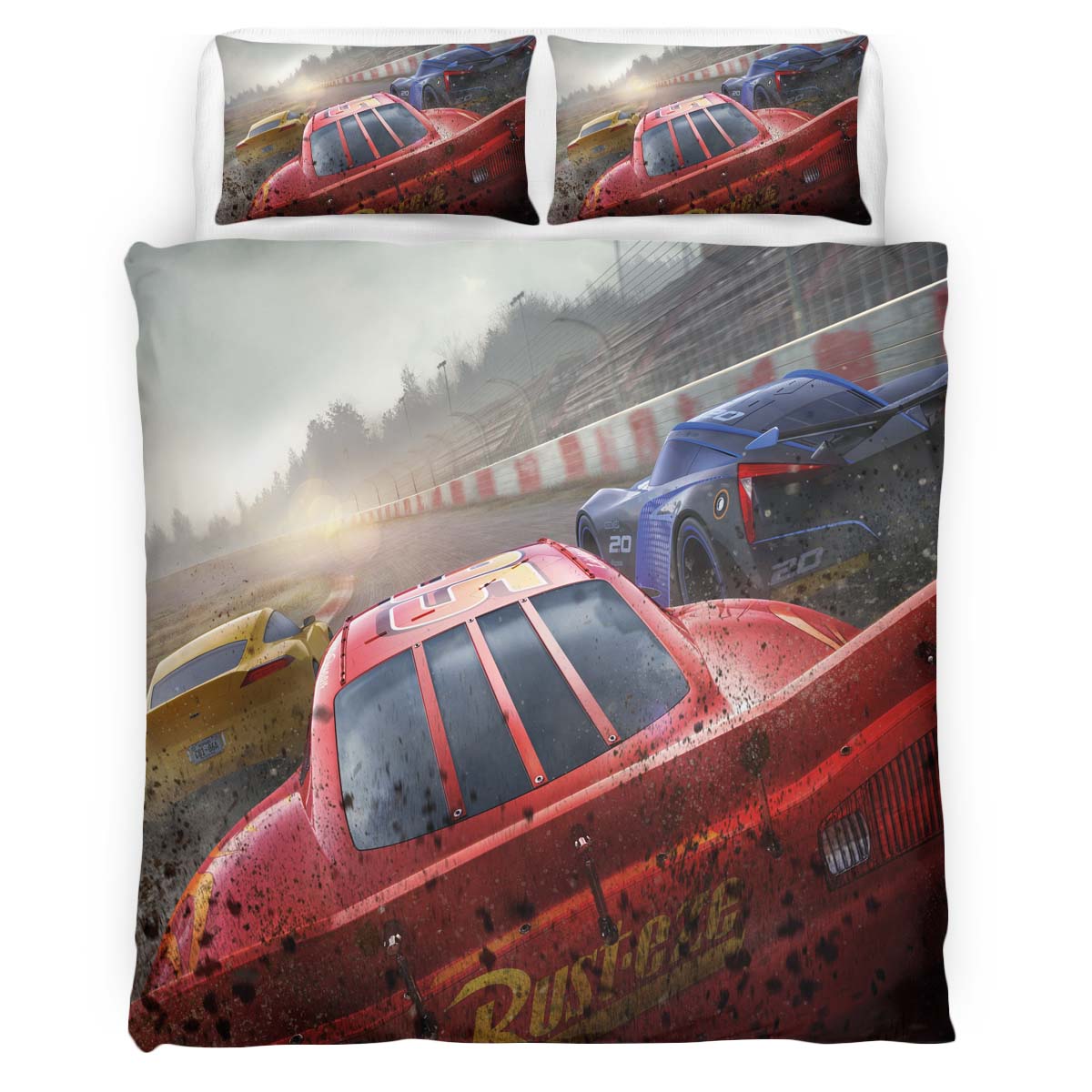 Cars 95 Lightning McQueen Racing 2 Duvet Cover