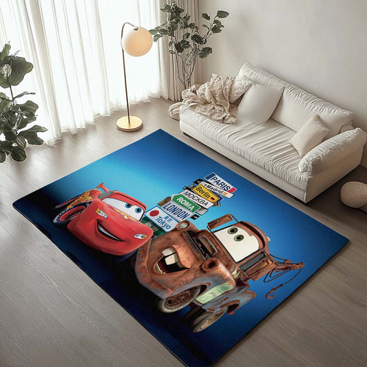 Cars Lightning McQueen and Mater Rug