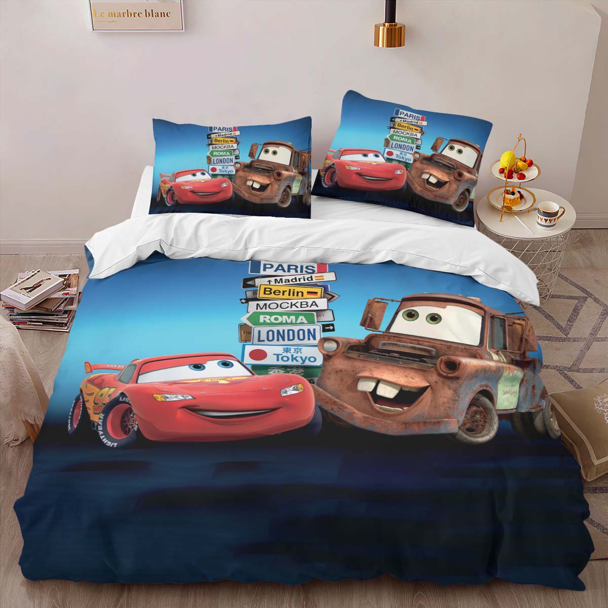 Cars Lightning McQueen and Mater Duvet Cover 2