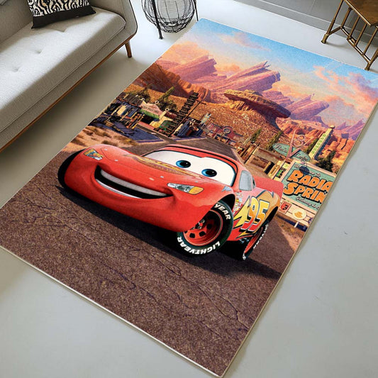 Cars Movie Lightning McQueen Rug