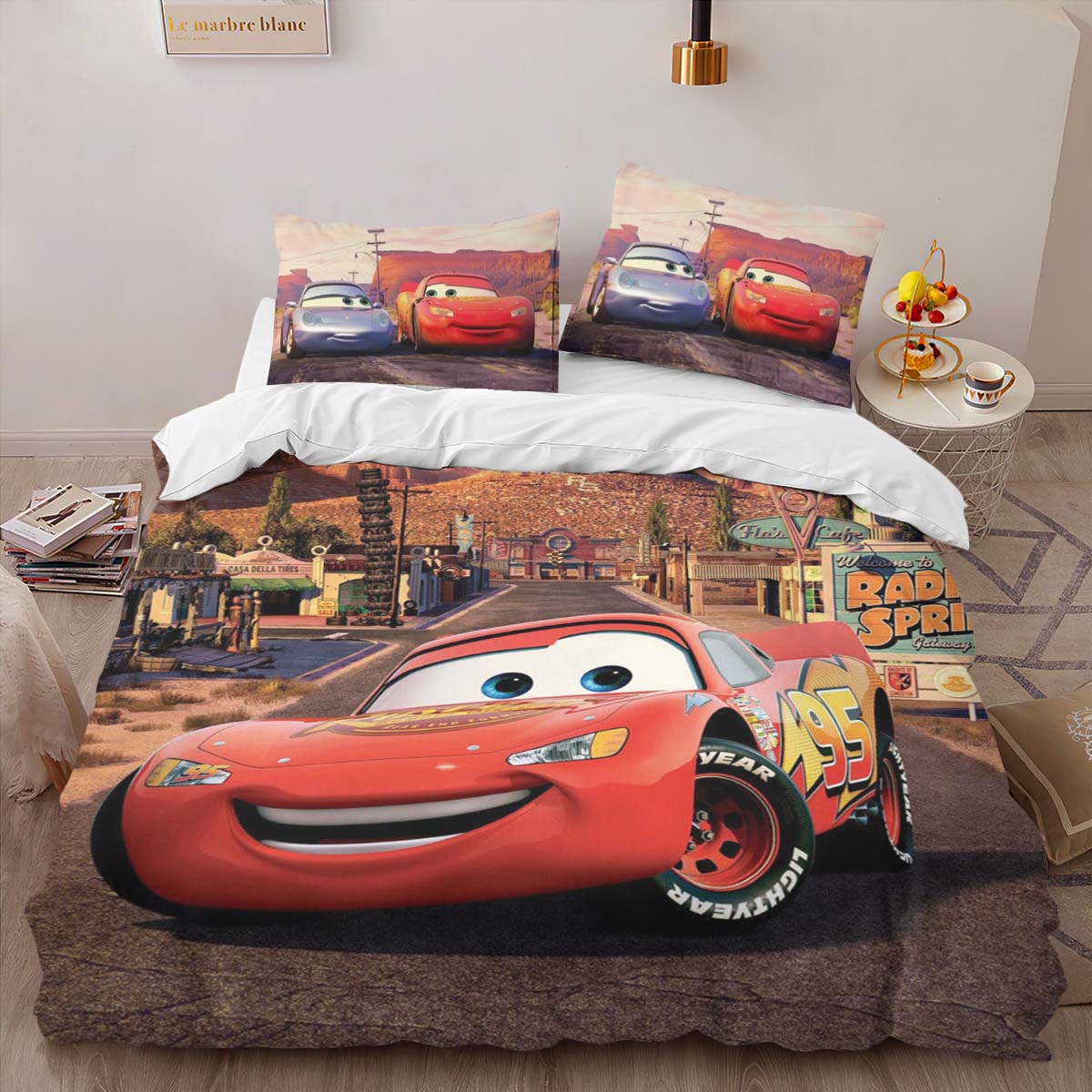 Cars Movie Lightning McQueen Duvet Cover 2
