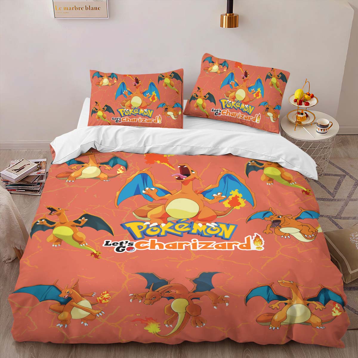Charizard Pokemon Duvet Cover 2