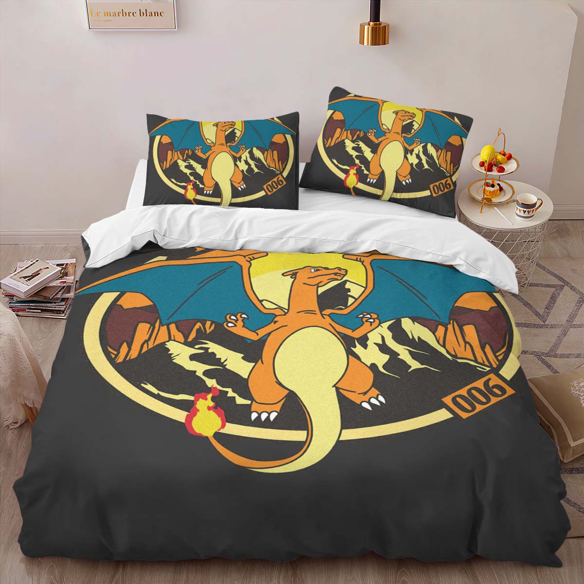 Charizard Pokemon 10 Duvet Cover 2